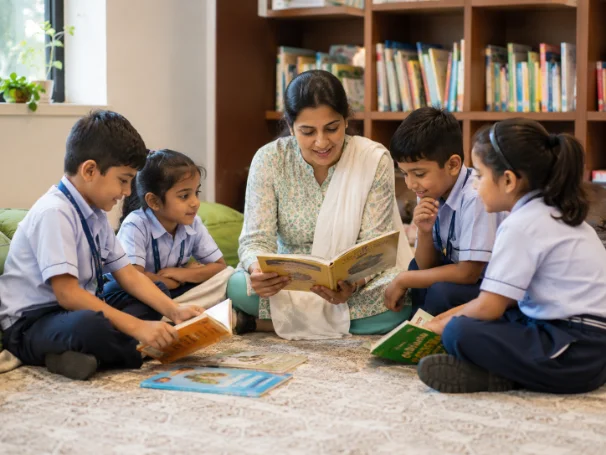 Reading circle photograph