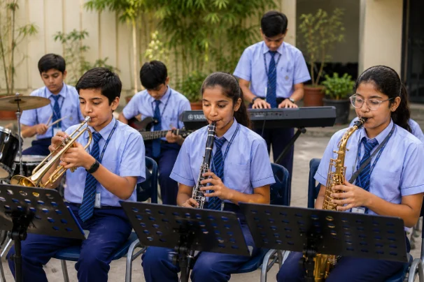 School band photograph