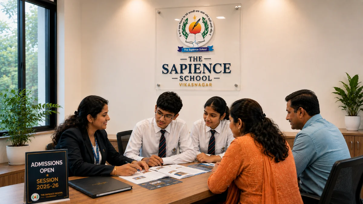 Admissions 2026–27 — campus gate photograph