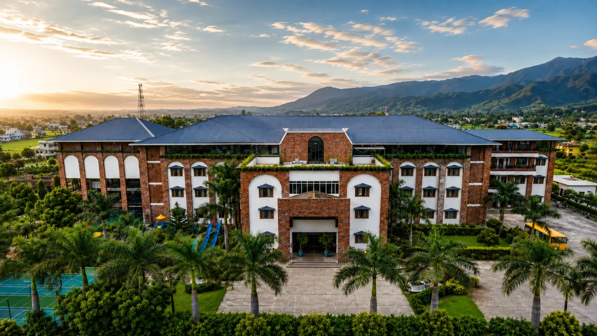 Assembly ground, both campuses — wide photograph